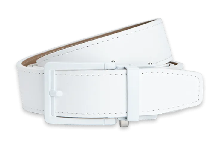 Ace White, 1 3/8 Strap, Golf Belt