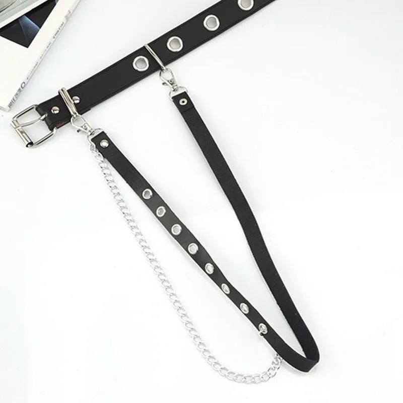 Adjustable Chain Belt Punk