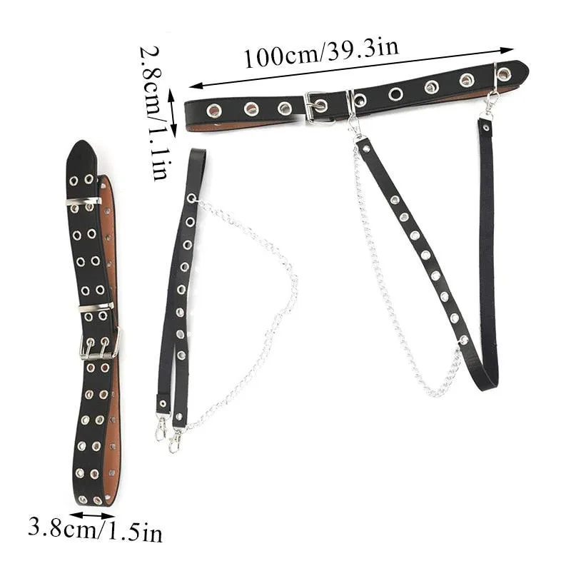 Adjustable Chain Belt Punk