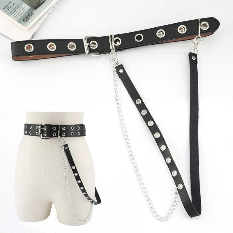 Adjustable Chain Belt Punk