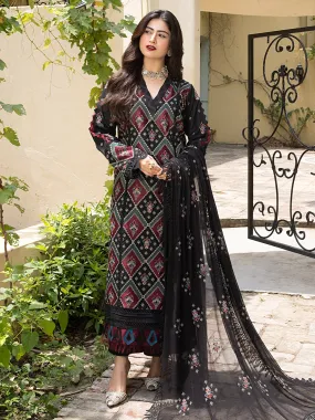 Afsaneh by Mahnur Embroidered Karandi Unstitched 3Pc Suit D-03 Maya