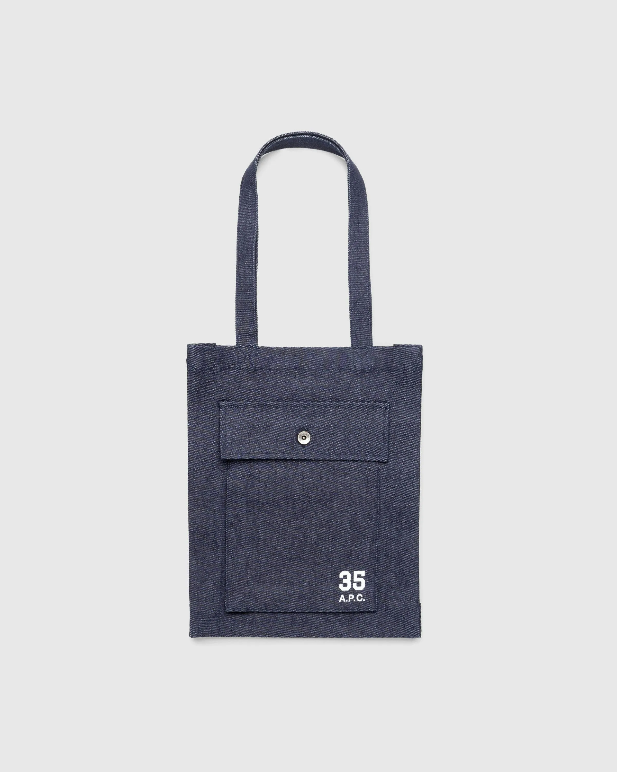 A.P.C. x Jean Touitou – Respect Tote Bag Navy | Highsnobiety Shop