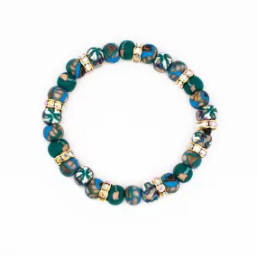 Auld Lang Syne Small Bead Crystal Bracelet