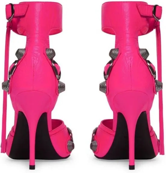 Balenciaga Cagole 110mm stiletto sandals Pink