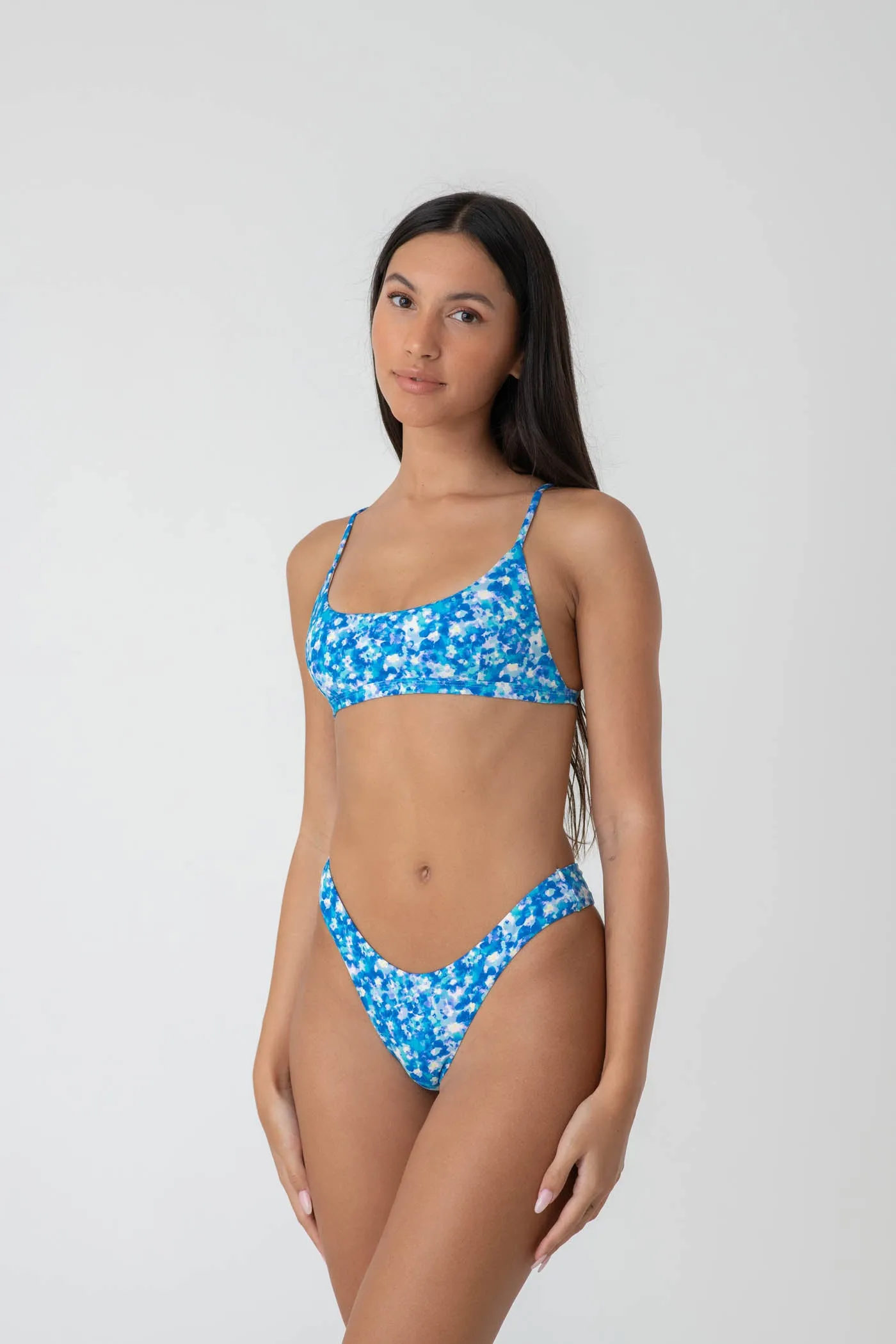 BALI BOTTOM (AQUA FLORAL)