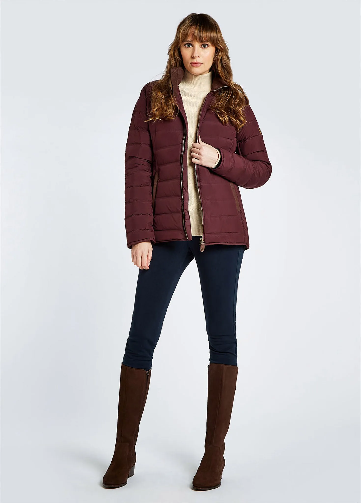 Ballinroe  Down Jacket - Currant