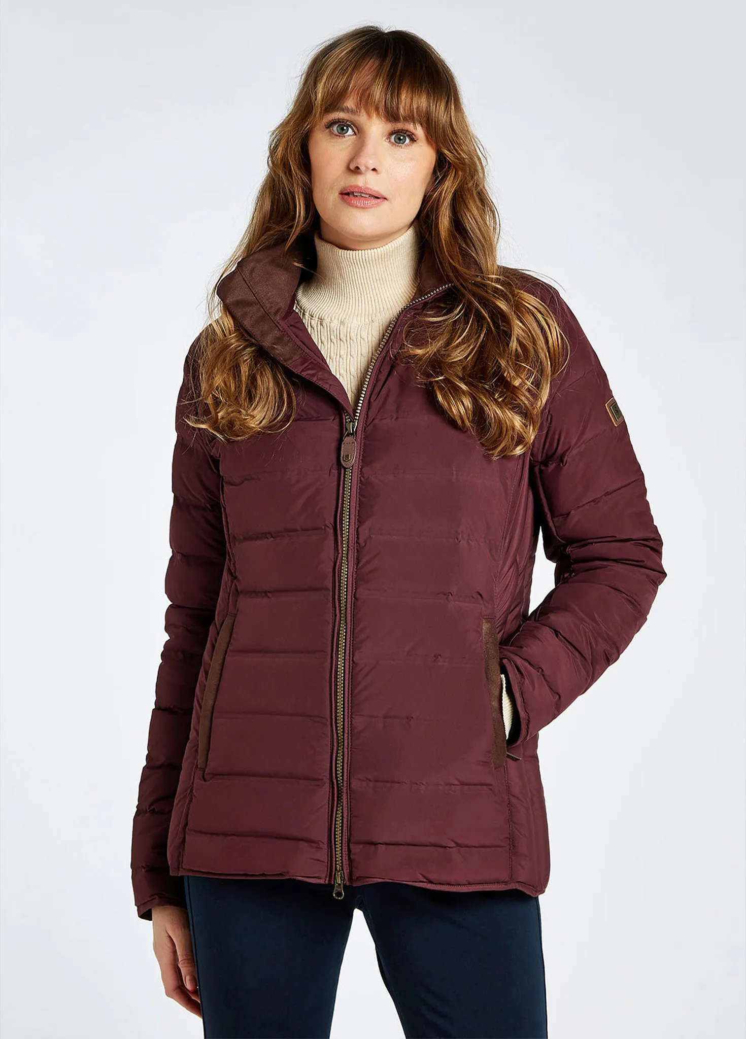 Ballinroe  Down Jacket - Currant