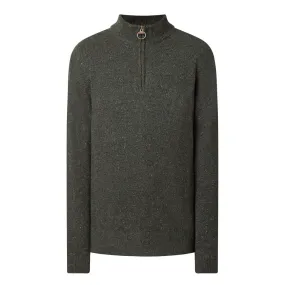 BARBOUR Tisbury Half-Zip Sweater - Green