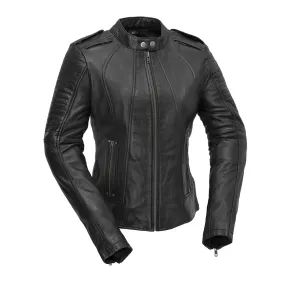 Biker - Women's Motorcycle Leather Jacket