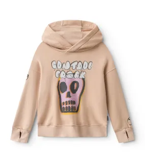 bubbly dizzy skull hoodie