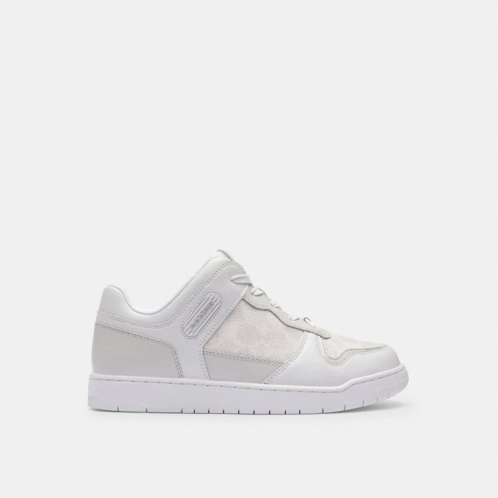 C201 LOW TOP SNEAKER IN SIGNATURE CANVAS