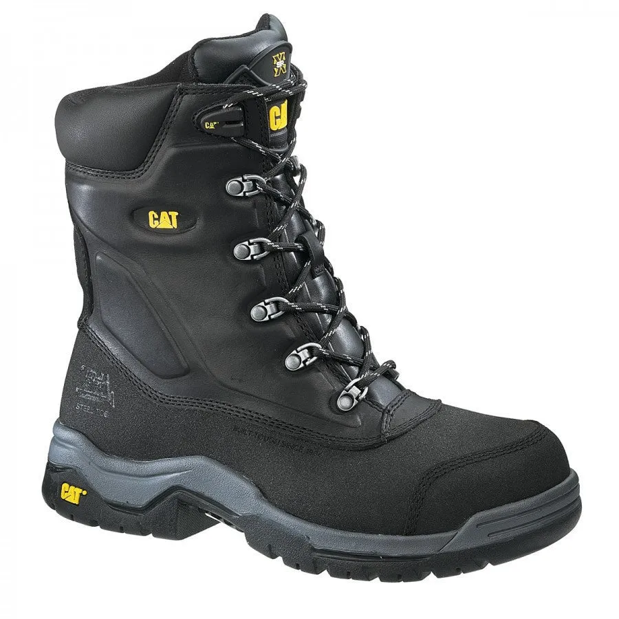 Cat Supremacy Srx High Leg Safety Boots With Side Zip Black