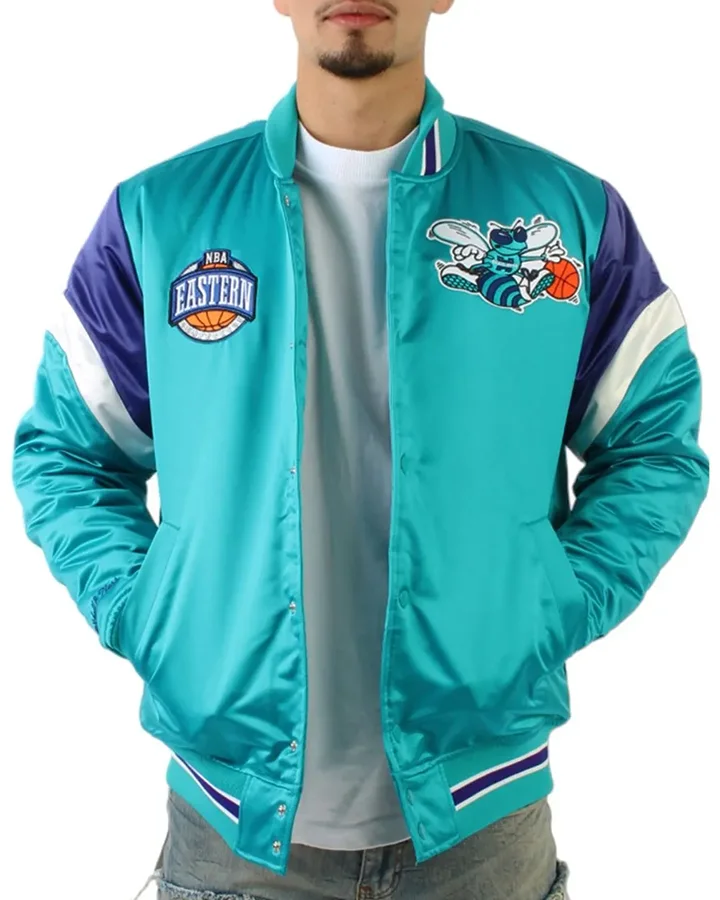 Charlotte Hornets Eastern Varsity Jacket - William Jacket