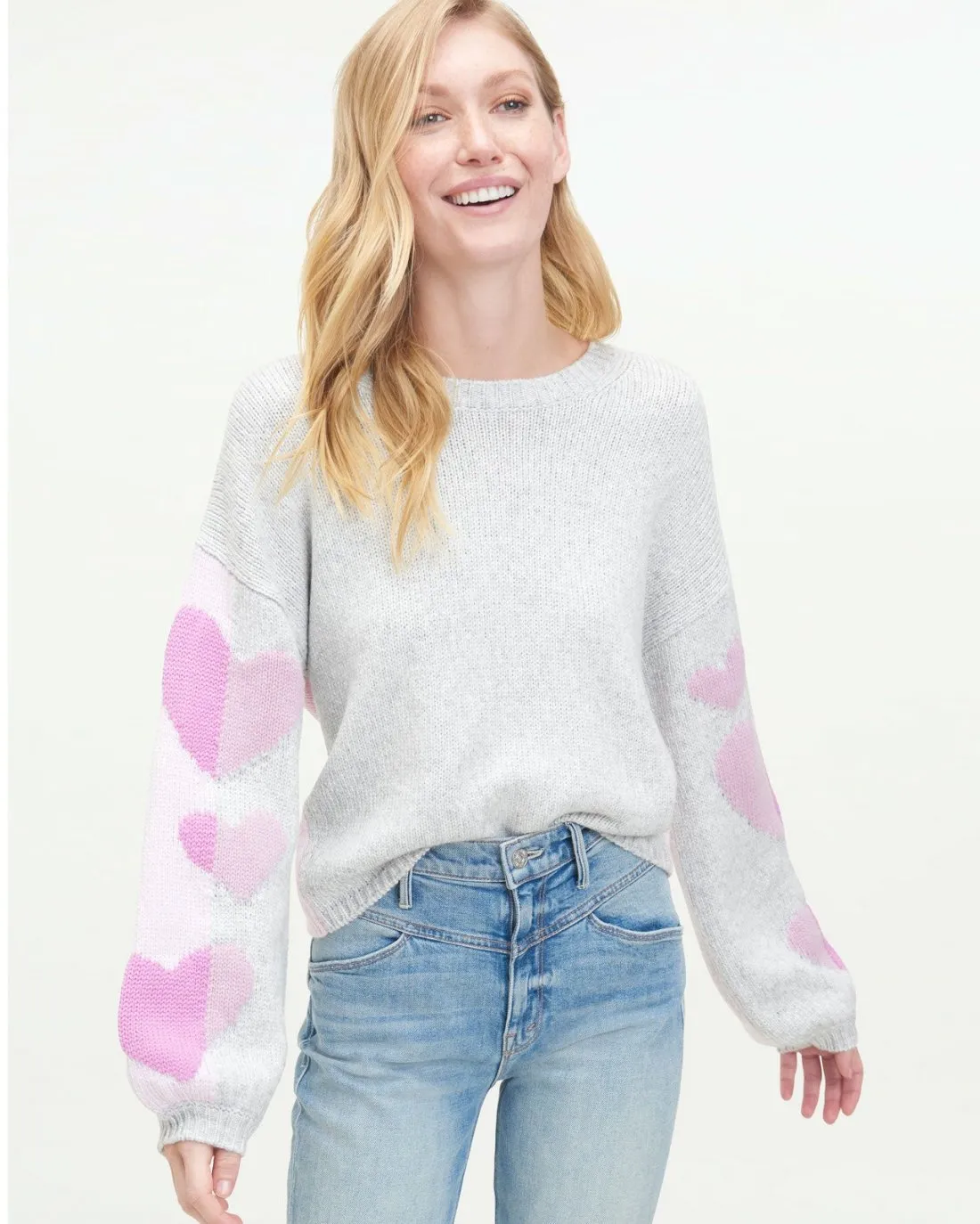 Coming And Going Heart Sweater