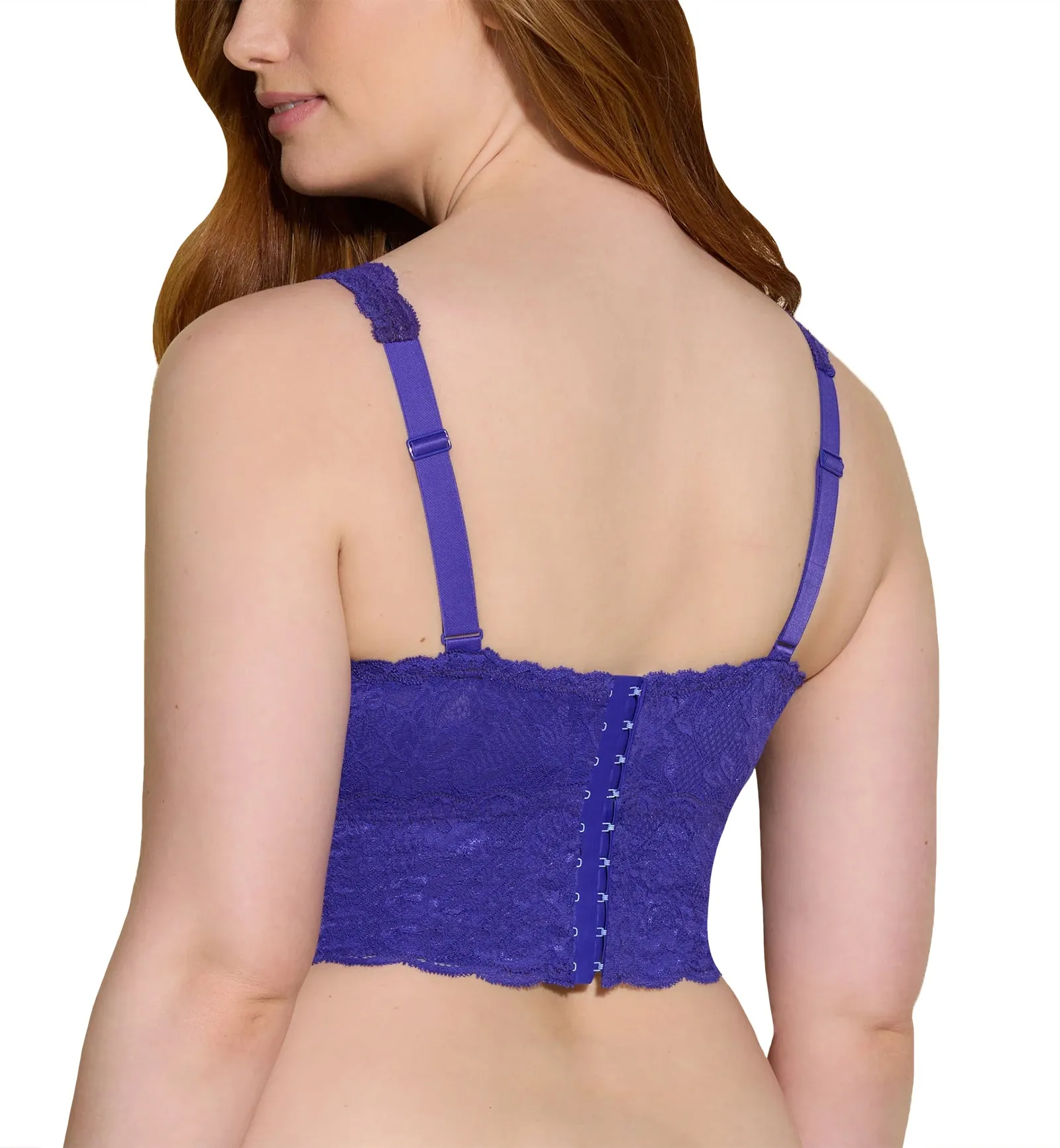 Cosabella Never Say Never CURVY Plungie Longline Bralette (NEVER1385) - Violett