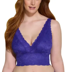 Cosabella Never Say Never CURVY Plungie Longline Bralette (NEVER1385) - Violett