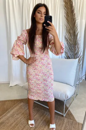 Courtney Dress - Sunset Floral