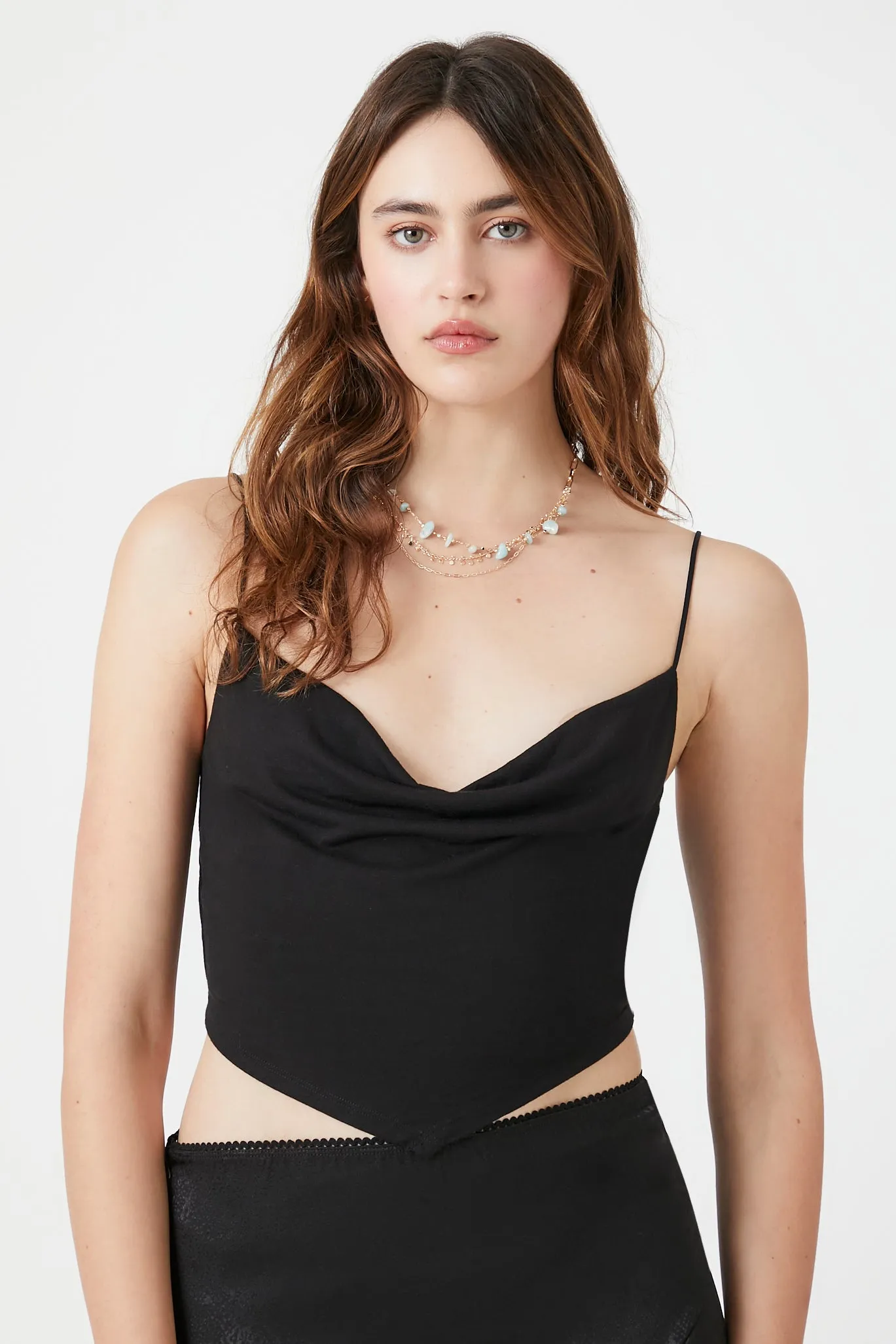 Cropped Cowl Cami