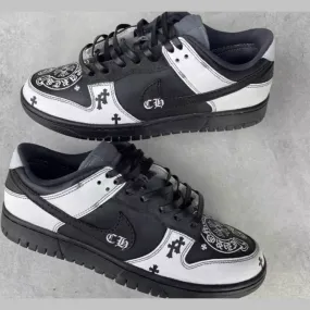 Custom Dunk Low Chrome Hearts