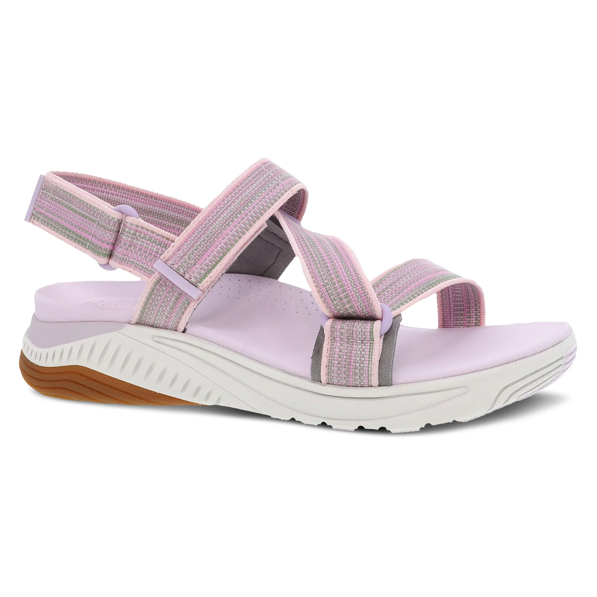 Dansko Women’s Rayna Sandals-Lilac Multi Webbing