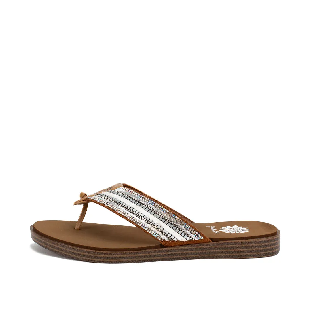 Datha Flip Flop Sandal - White