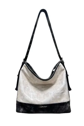 Distressed Shoulder Tote Bag