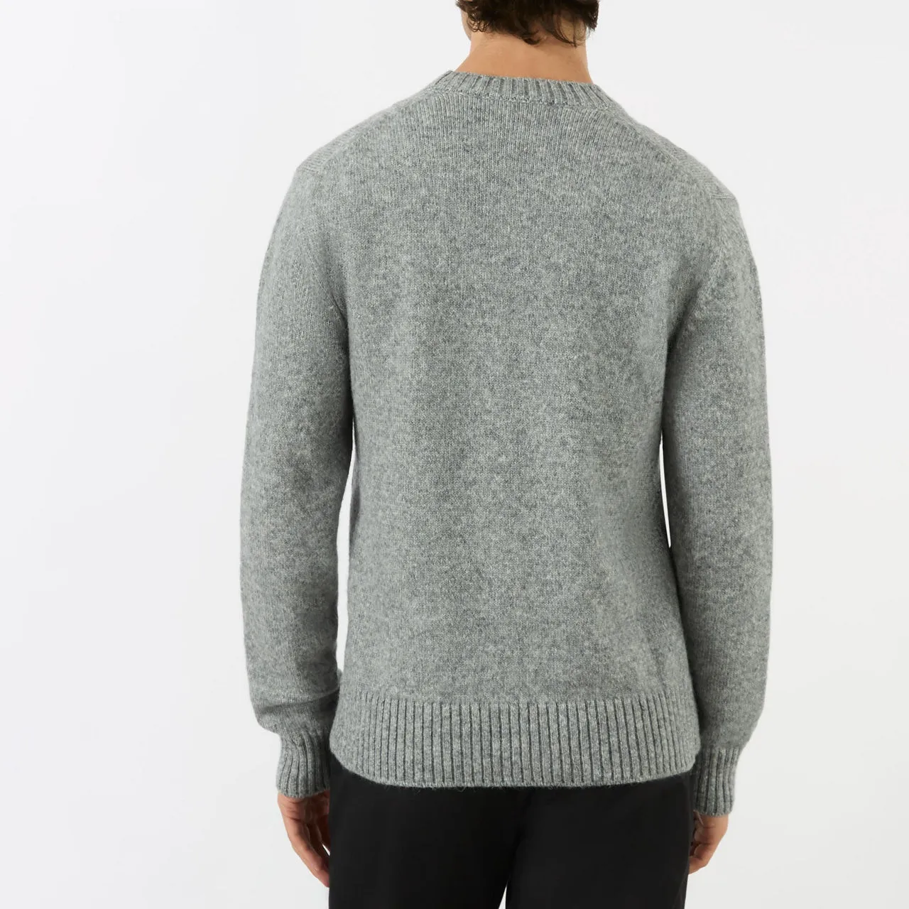 DOLCE & GABBANA DG-Embroidered Sweater - Grey