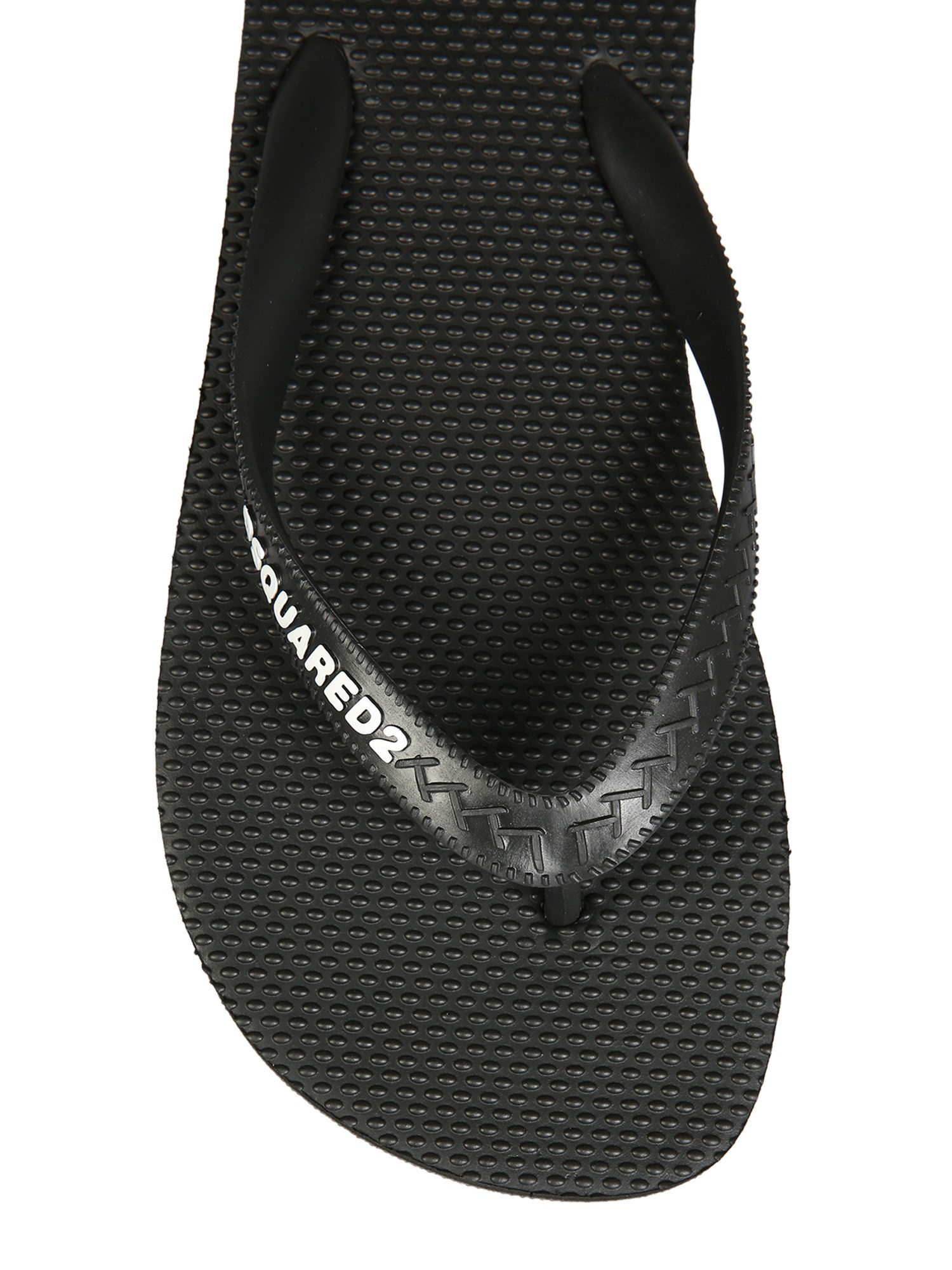 DSQUARED    RUBBER FLIP FLOPS WITH LOGO