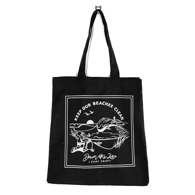 DTL Surf Co. Tote Bag - Black