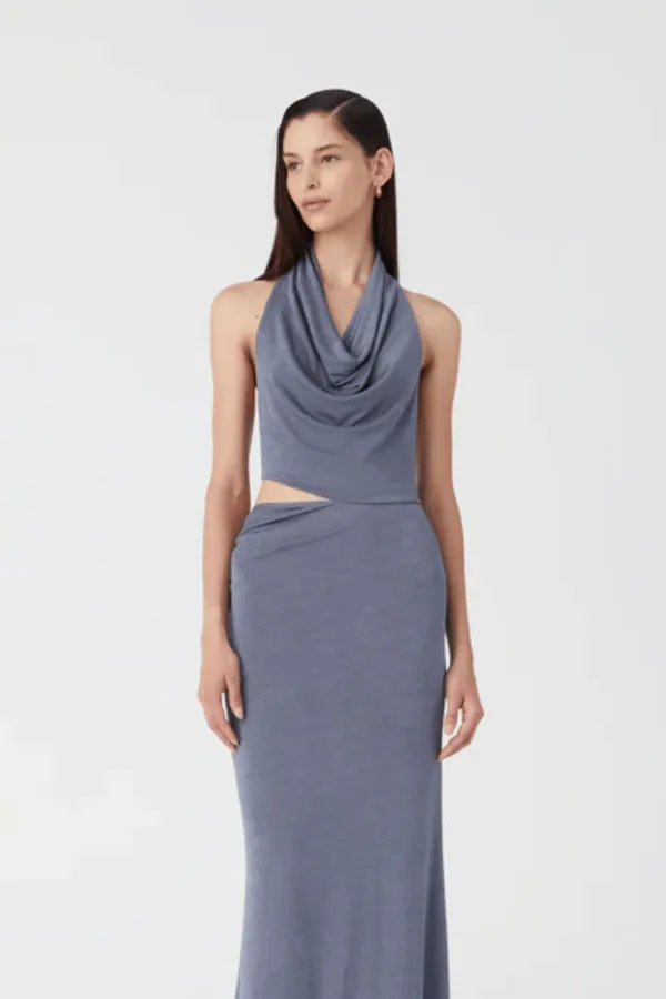 Elean Maxi Dress Steele Blue