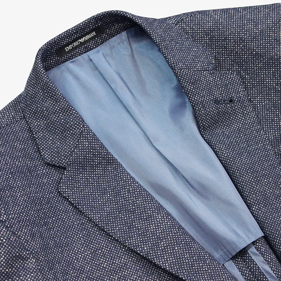 Emporio Armani - Woven Blazer in Navy