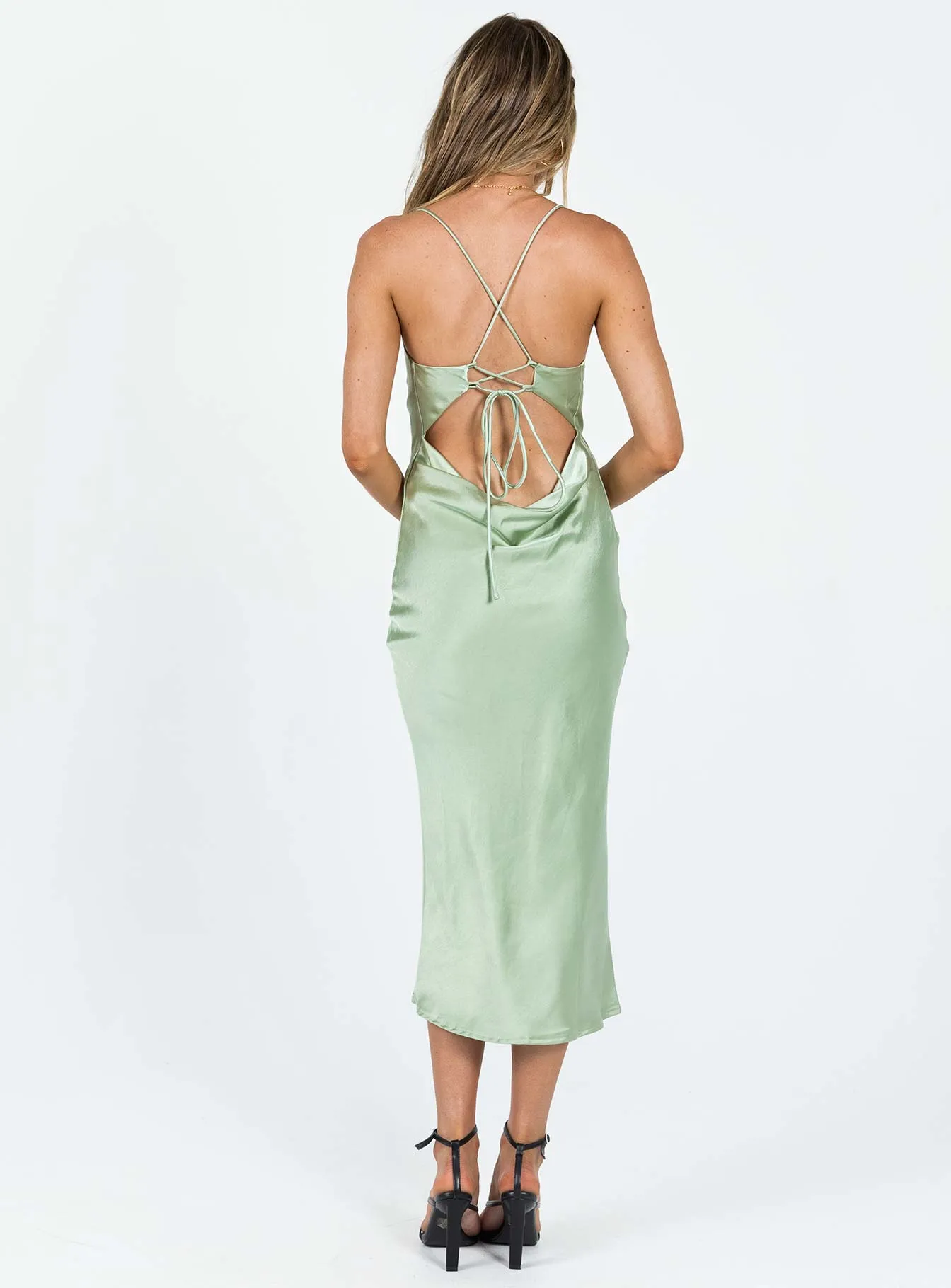 Fallyn Midi Dress Green