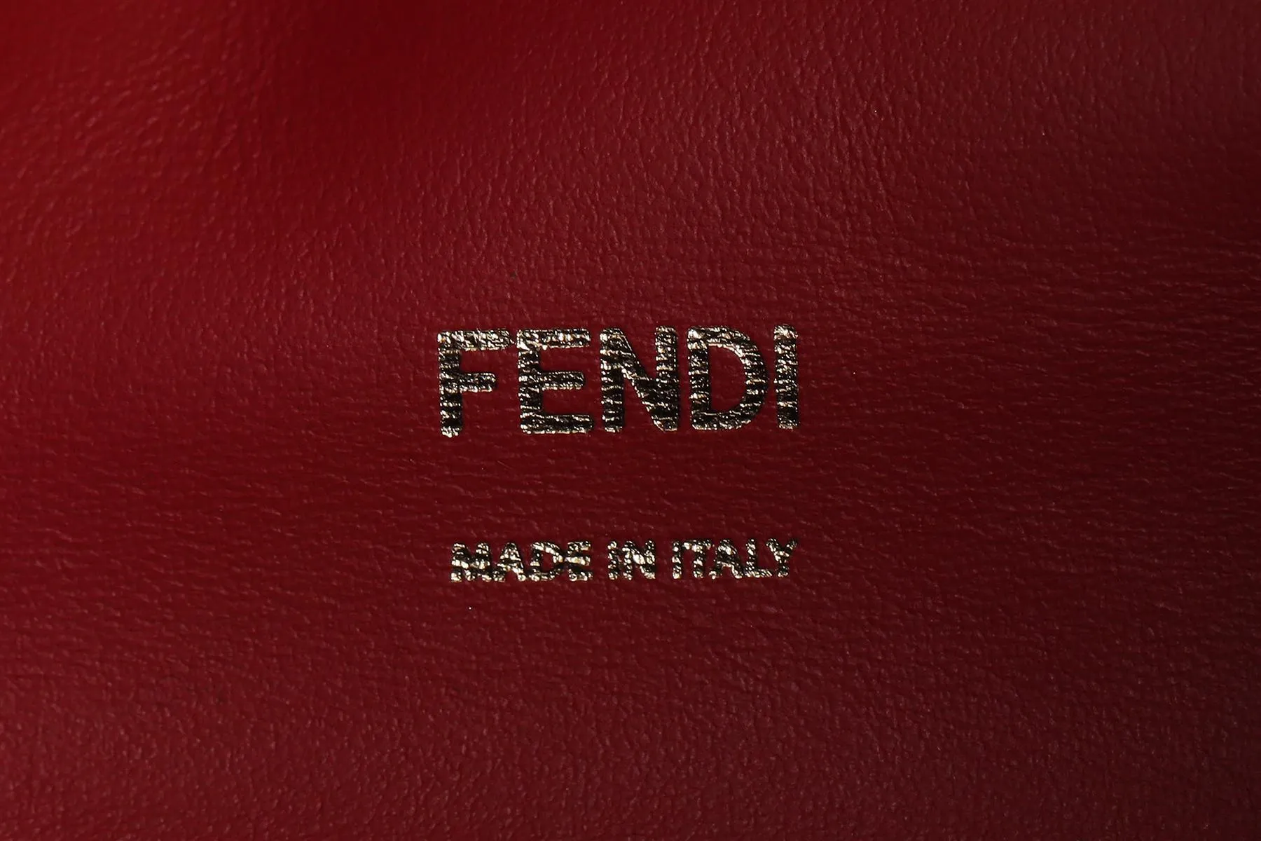 FENDI BLACK PEEKABOO X-LITE LEATHER TOTE BAG