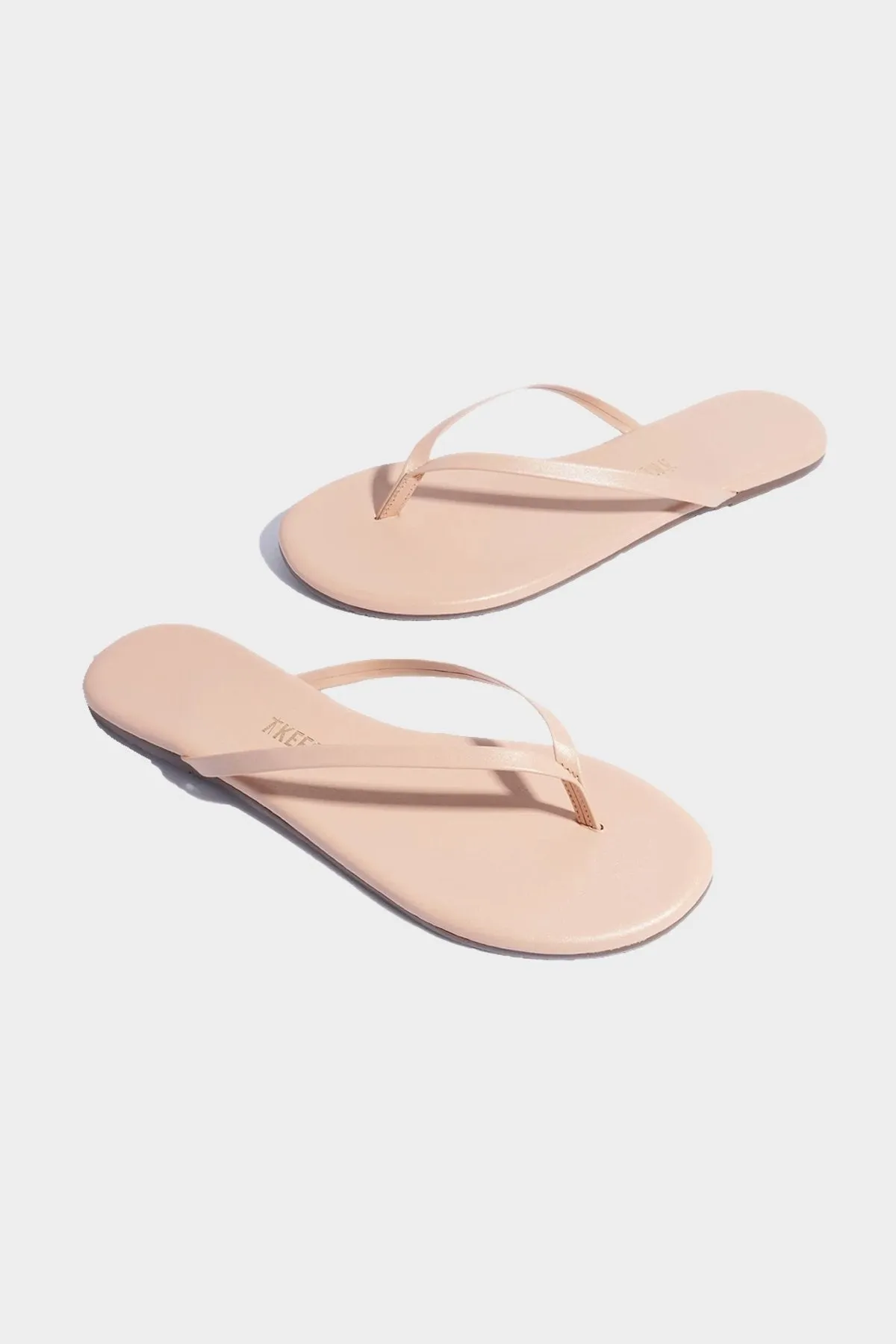 Foundation Matte Flip Flops in Linen