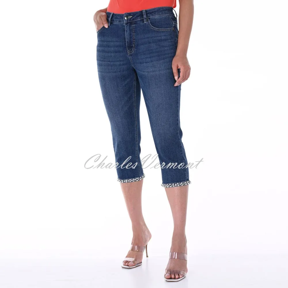 Frank Lyman Embellished Capri Jean - Style 246271U