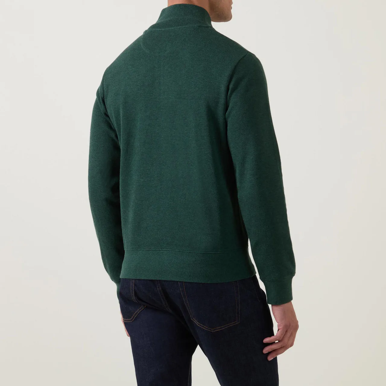 GANT Sacker Half-Zip Sweater - Dark Green