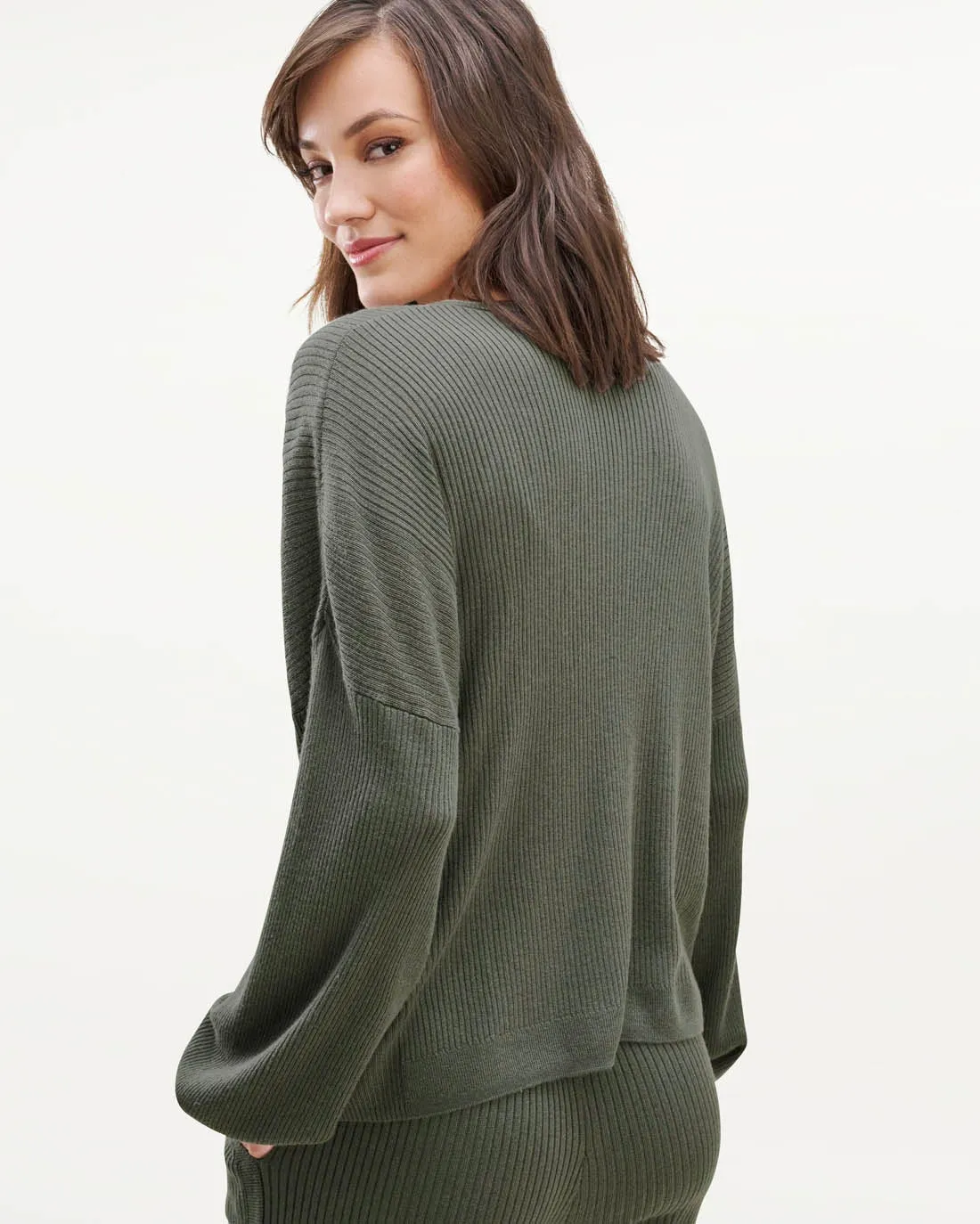 Georgie Cashblend Rib Sweater