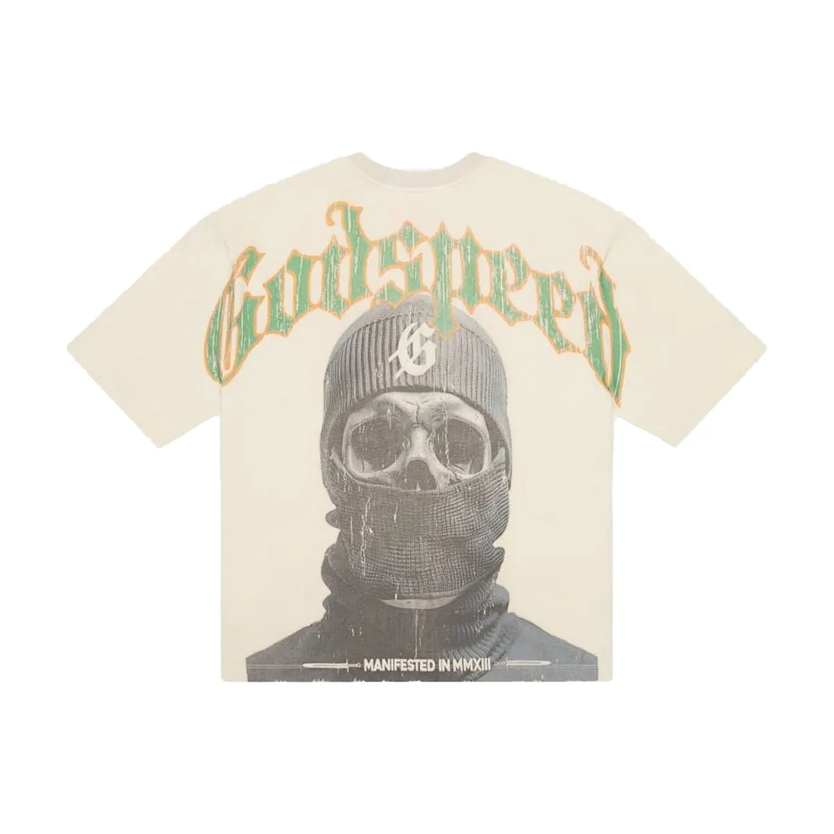 Godspeed Mens Balaclavas SZN Crew Neck T-Shirt Bone