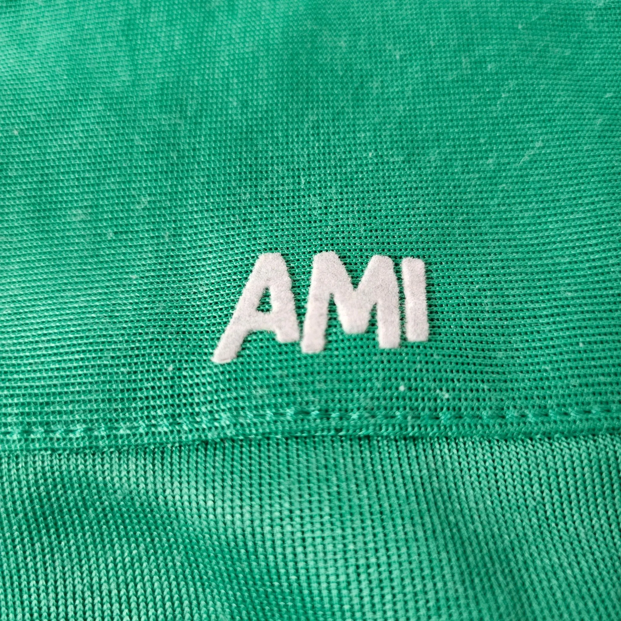 Green AMI Paris track jacket