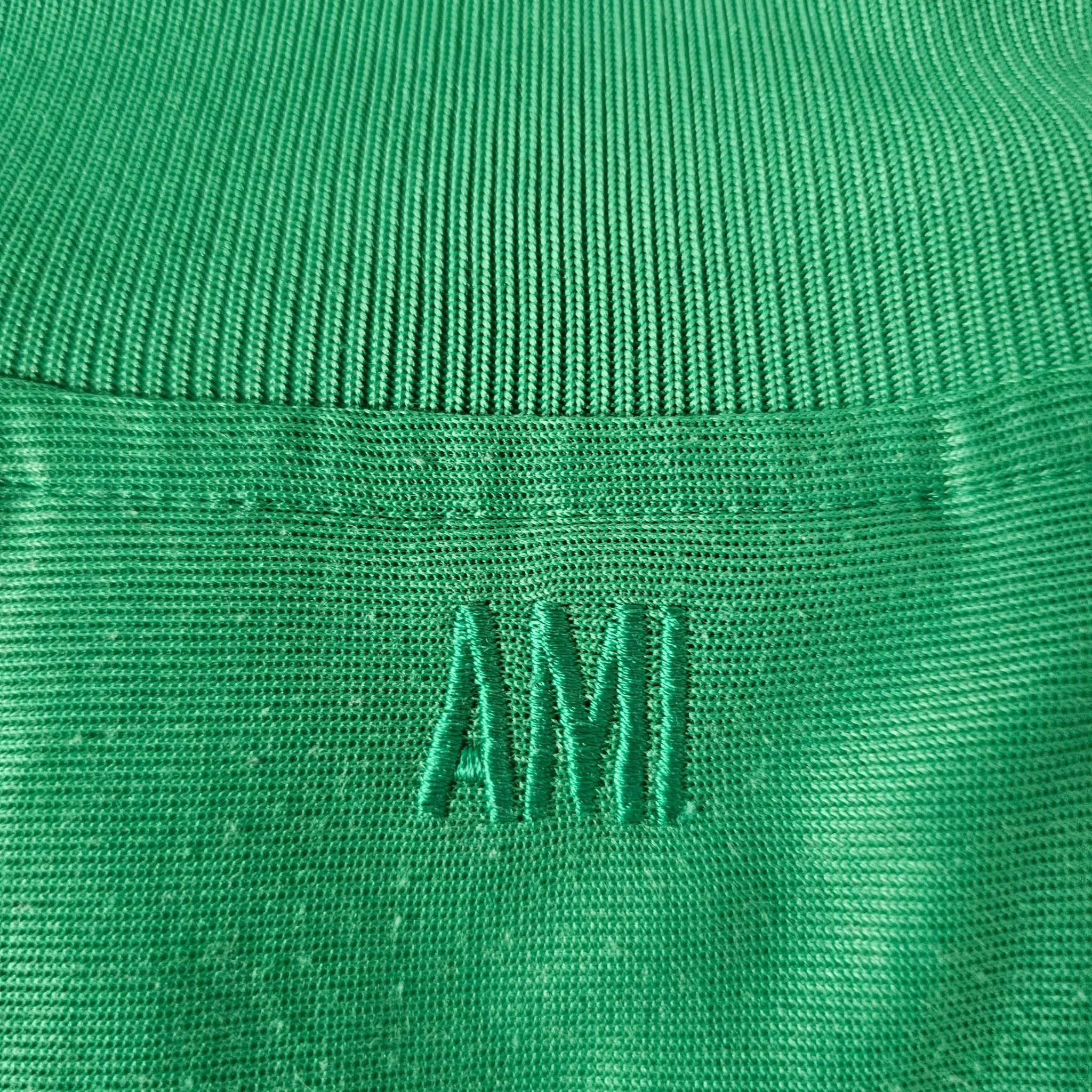 Green AMI Paris track jacket