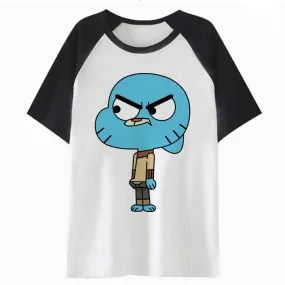 gumball amazing world t shirt t-shirt hop tshirt streetwear for top funny male men hip harajuku clothing tee P1098