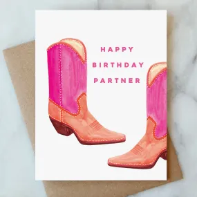 Happy Birthday Partner Card