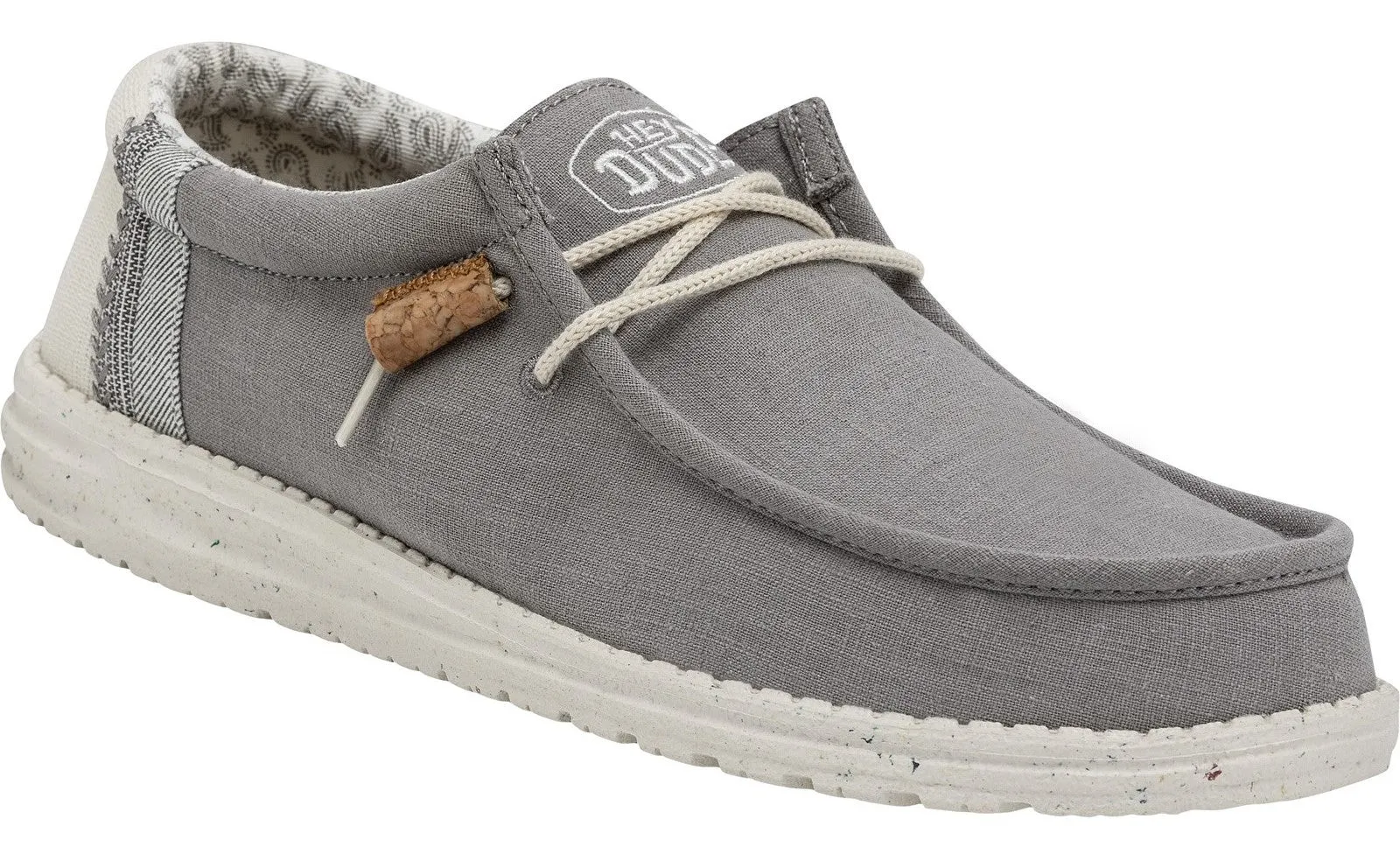 Hey Dude Wally Linen 40015 Mens Canvas Shoe