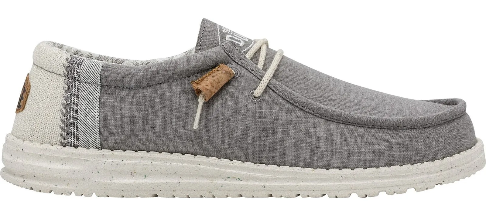 Hey Dude Wally Linen 40015 Mens Canvas Shoe