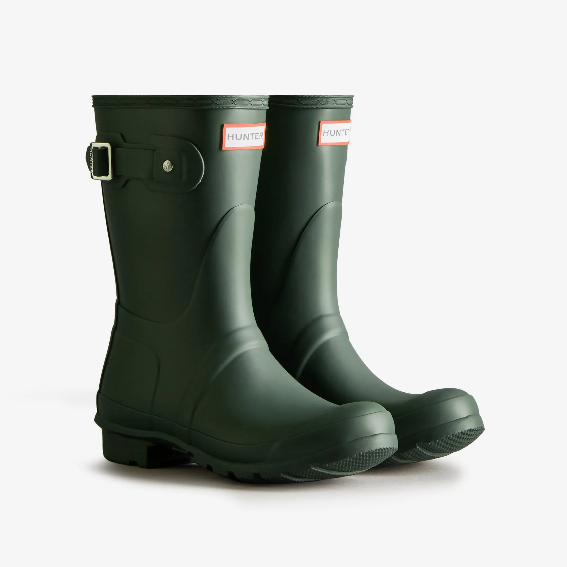 Hunter Women's Original Short Wellington Boots in Hunter Green