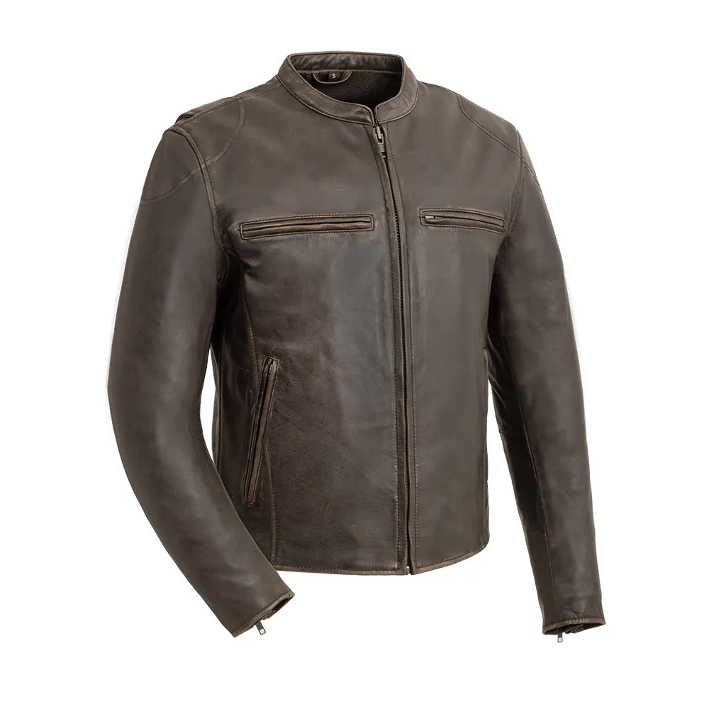 Indy Men's Motorcycle Leather Jacket