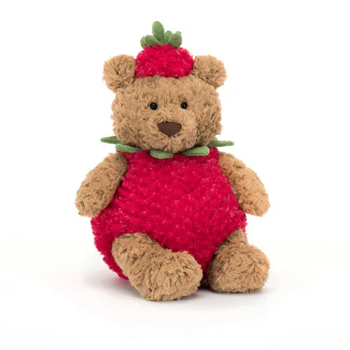 Jellycat, Bartholomew Bear Strawberry