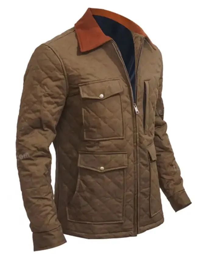 John Dutton Yellowstone Quilted Jacket | William Jacket