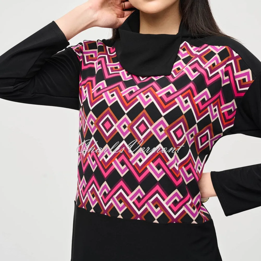 Joseph Ribkoff Geometric Print Tunic Top - Style 243071