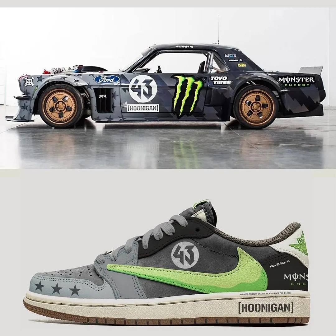 Ken Block Hoonigan Jordan 1 low